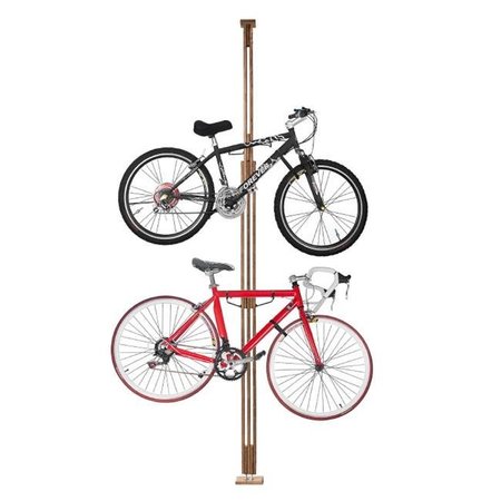 RAD CYCLE PRODUCTS RAD Cycle Products 83-DT5245 2021 Woody Bike Stand Bicycle Rack Storage or Display Holds Two Bicycles 83-DT5245